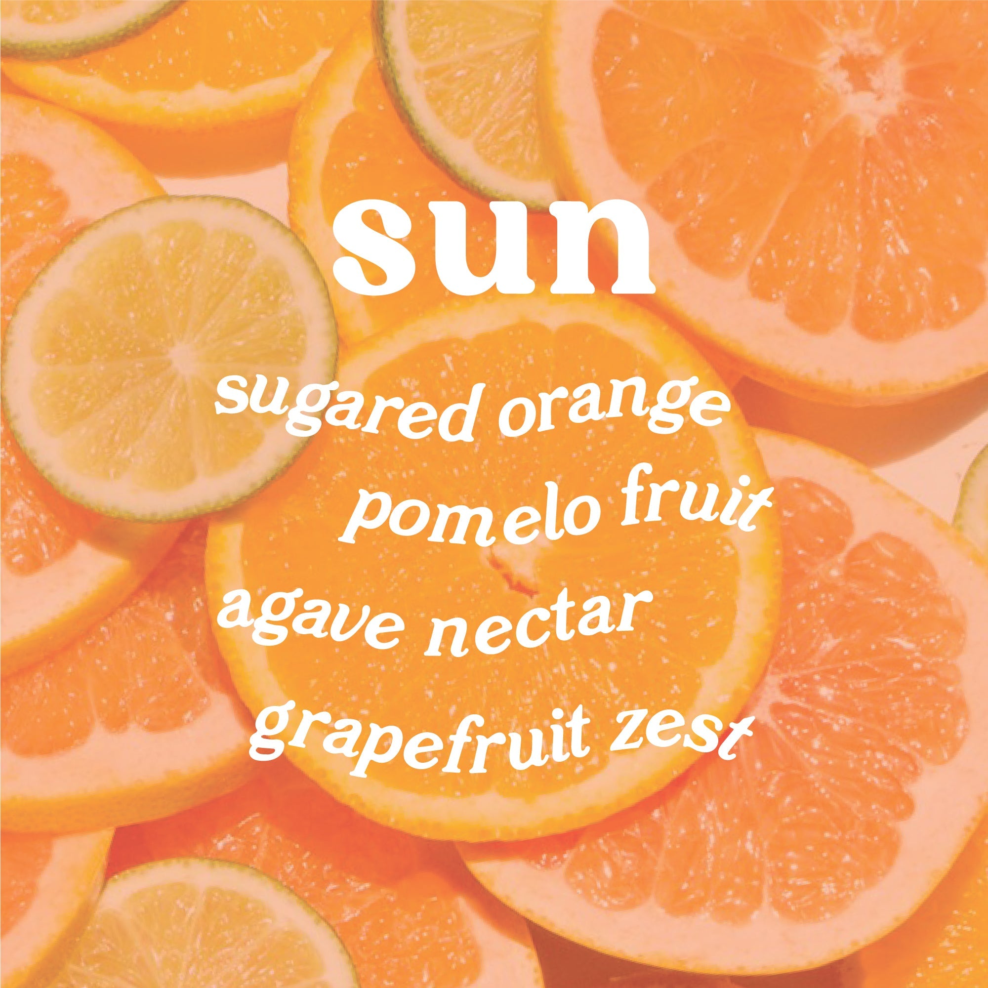 Sun 9 oz. Hue Soy Candle - Sparkling Citrus