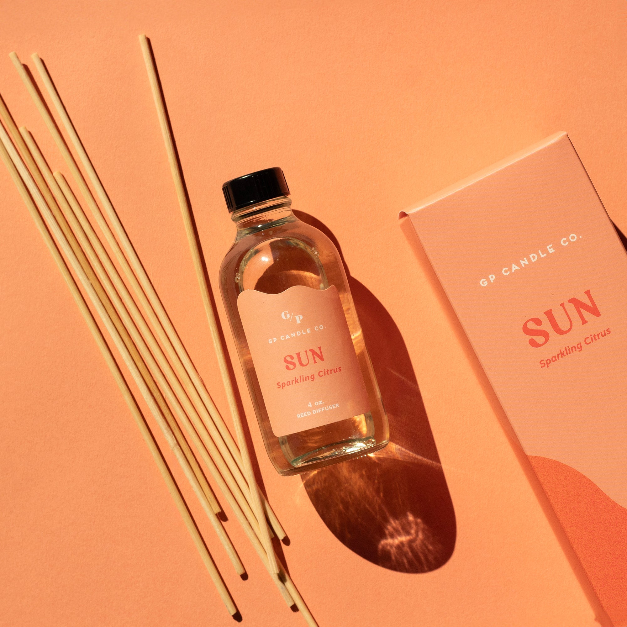 Sun 4 oz. Hue Reed Diffuser - Sparkling Citrus