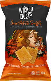 Sweet Potato & Cheese Pizza Tomato Crisps - 4 Pack