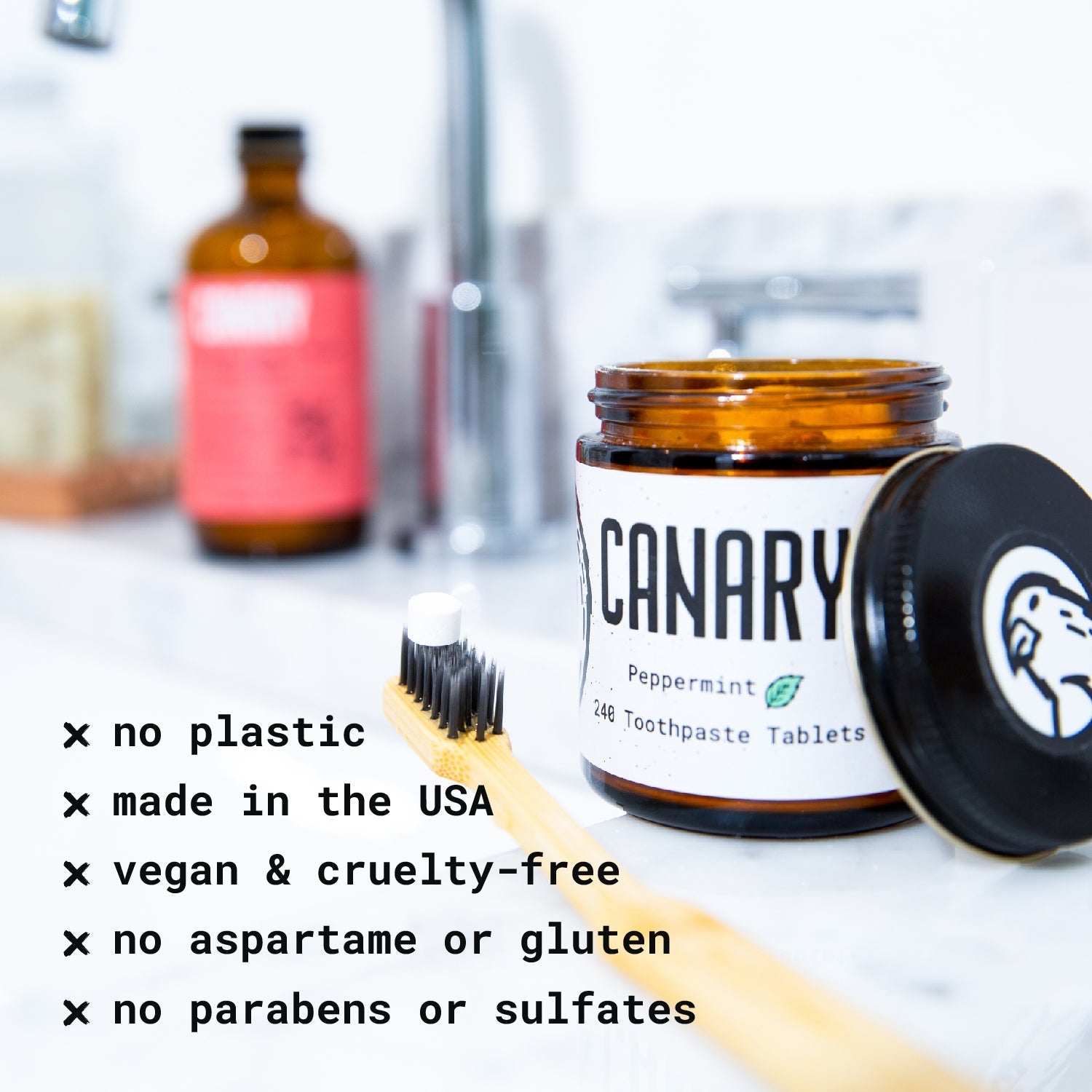 Eco-Friendly Toothpaste Tablets - 4 Pack Sample Set