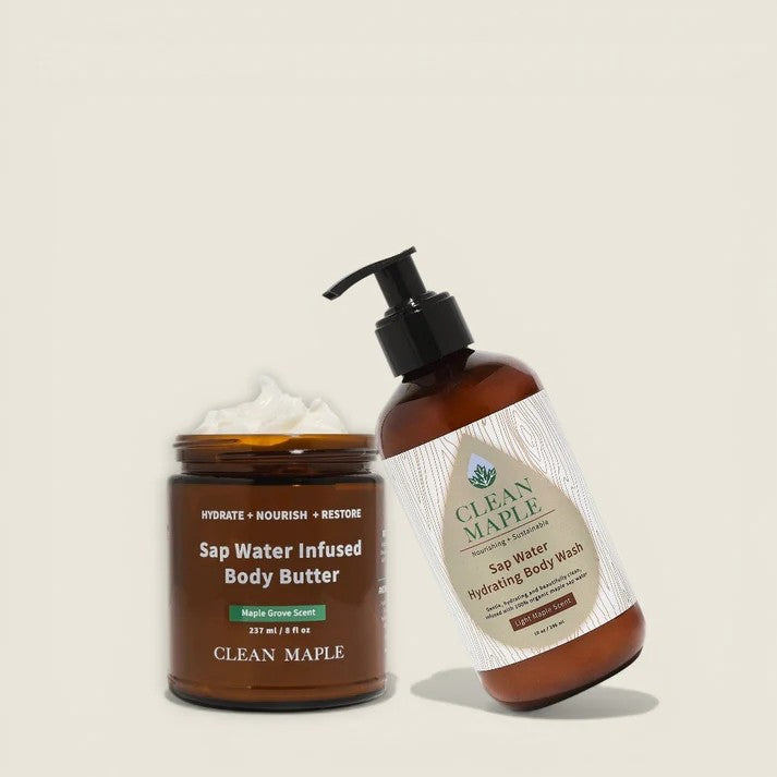 Maple Sap Body Wash & Nourishing Butter Set