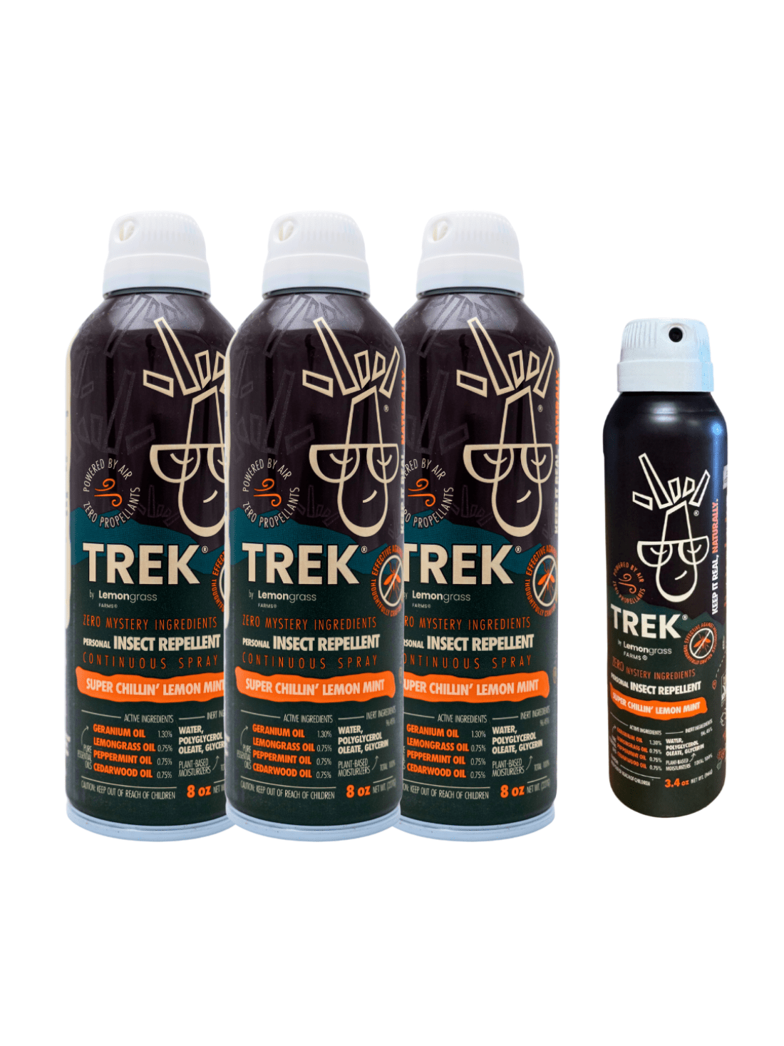 Trek Natural Insect Repellent Spray - Multi Value Packs