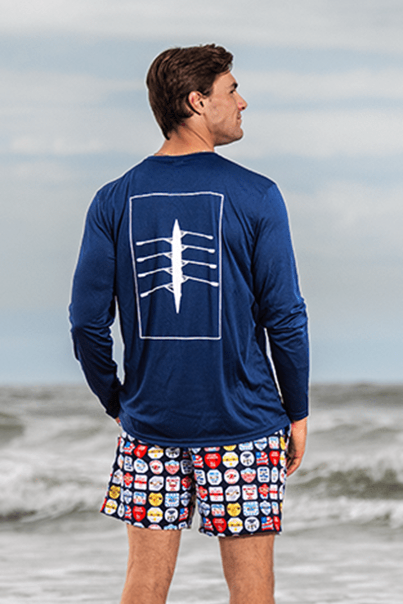 Lightweight UV Protection Long Sleeve Shirt - Crew Graphic