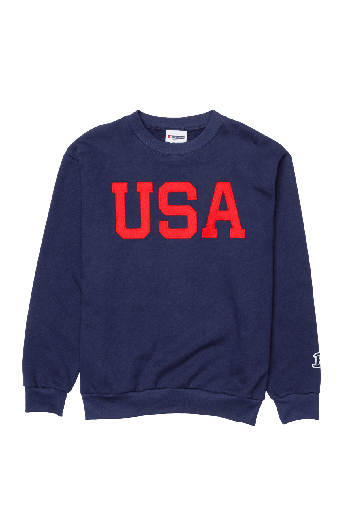 USA Felt Crew Oversized Sweatshirt