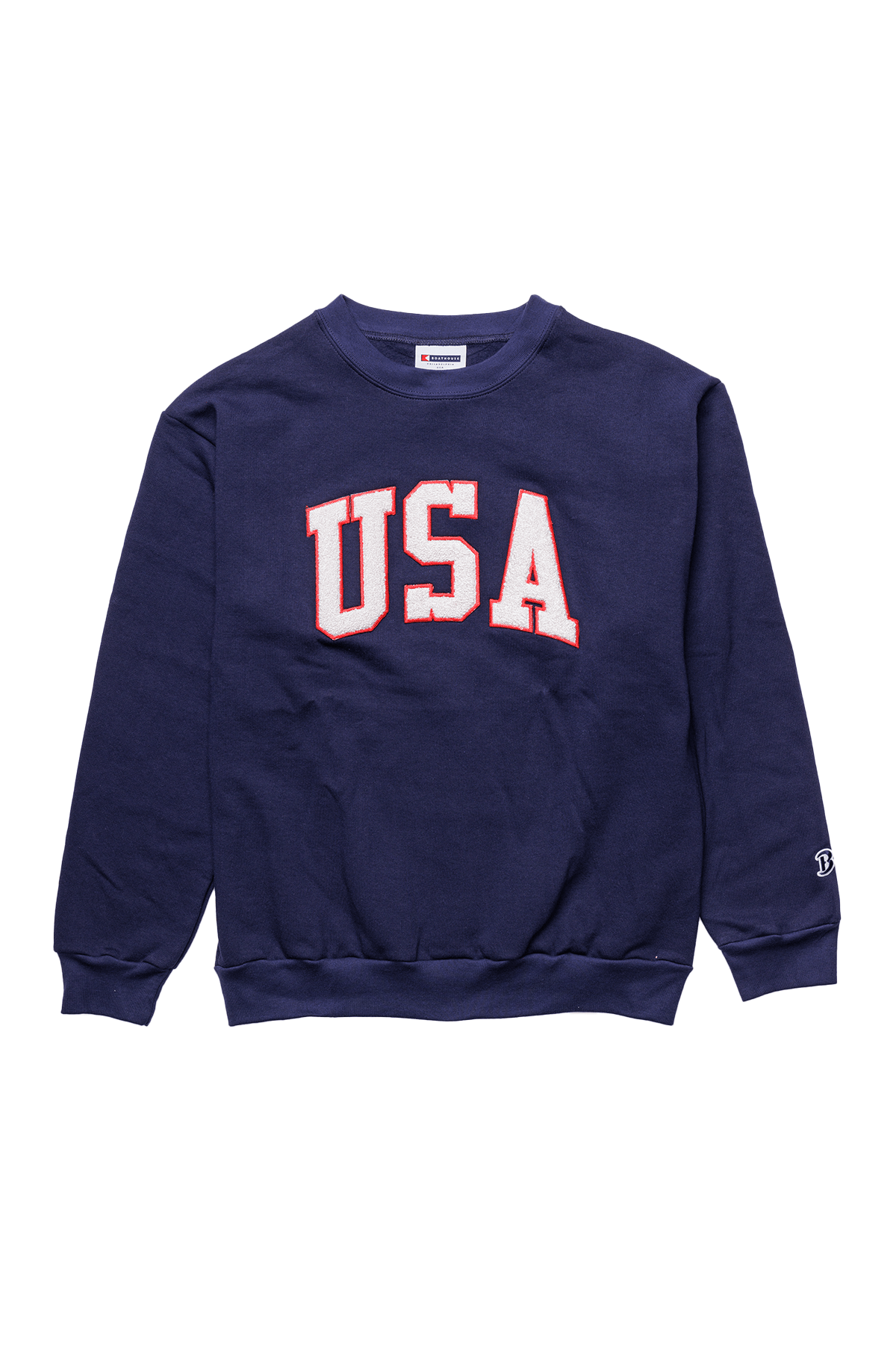 USA Chenille Crew Midweight Oversized Sweatshirt