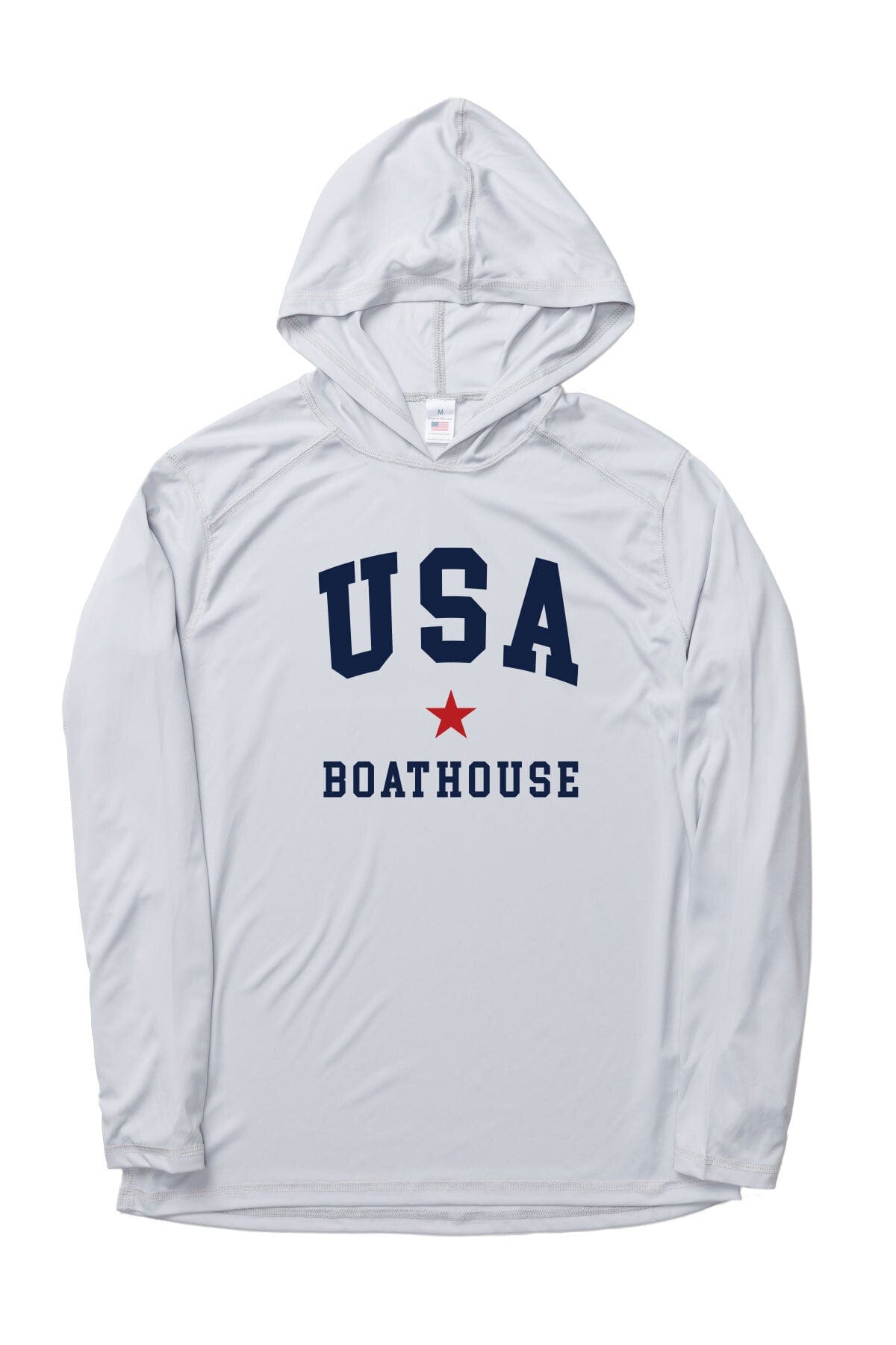 Lightweight UV Protection Long Sleeve Hoodie - USA & Logo