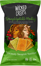 Sea Salt Hummus & Spring Veggie Crisps Duo - 4 Pack