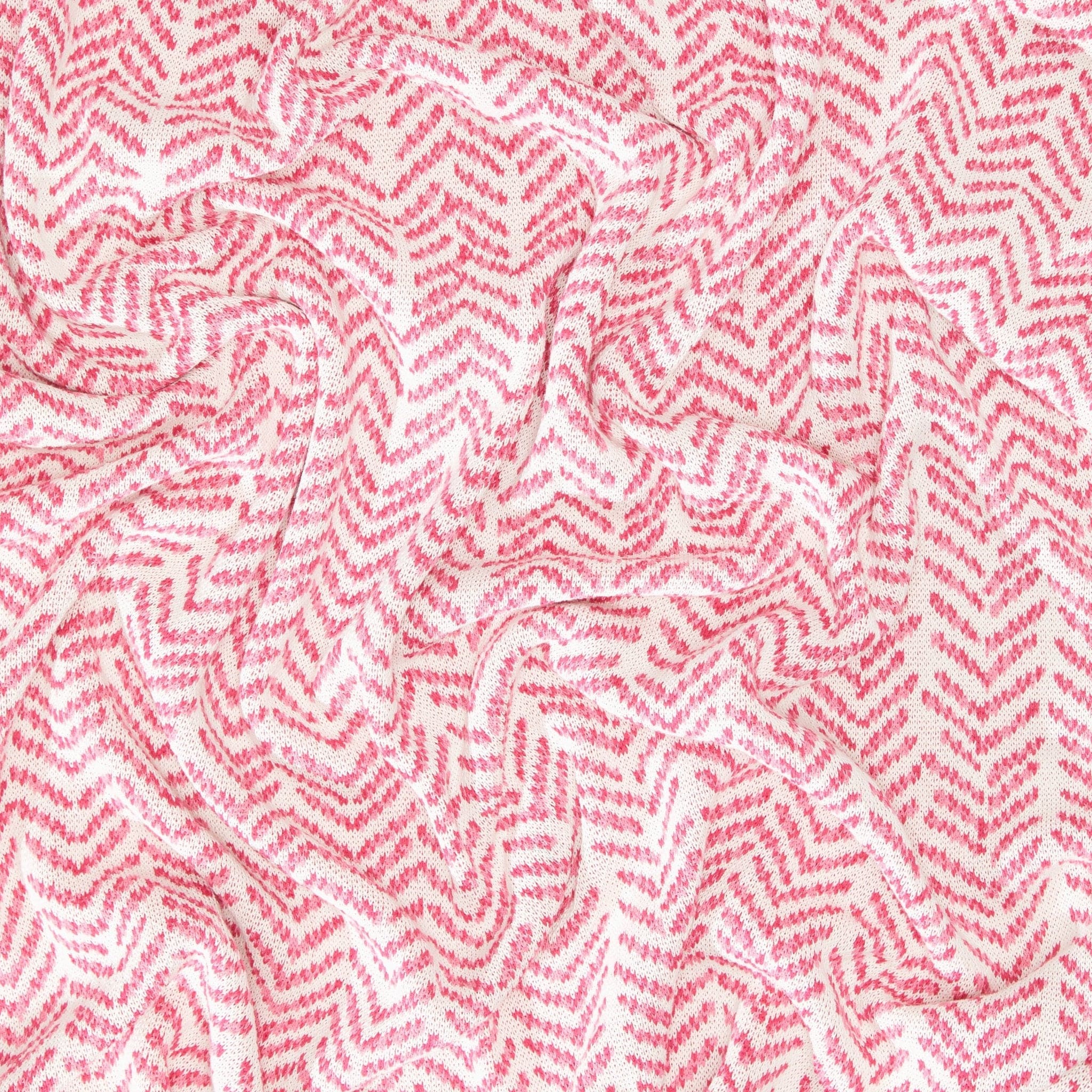 Sustainable Knit Warrior Throw Blanket - Pink
