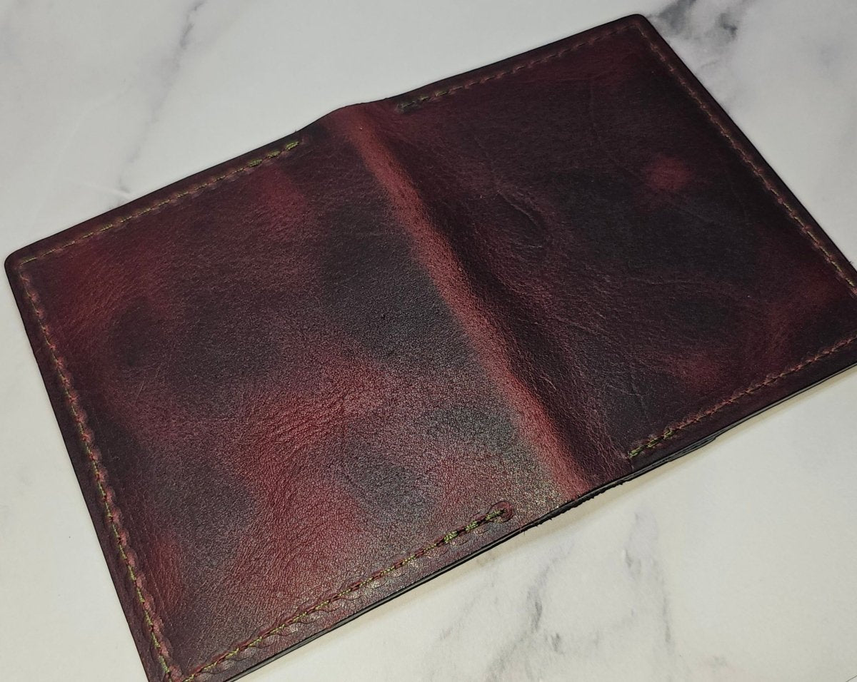 Leather ID & Card Wallet - Bourbon Reserve