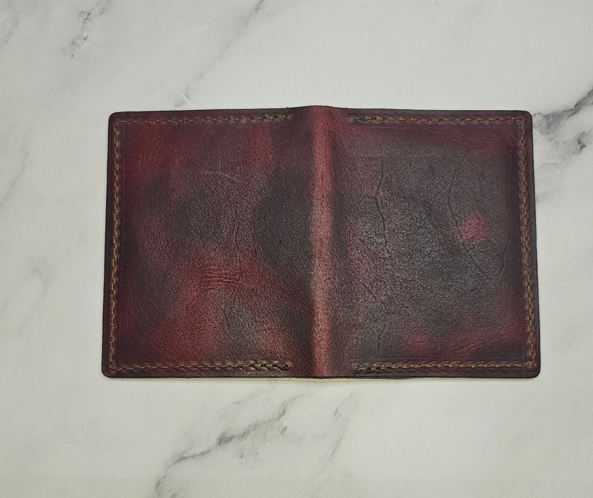 Leather ID & Card Wallet - Bourbon Reserve