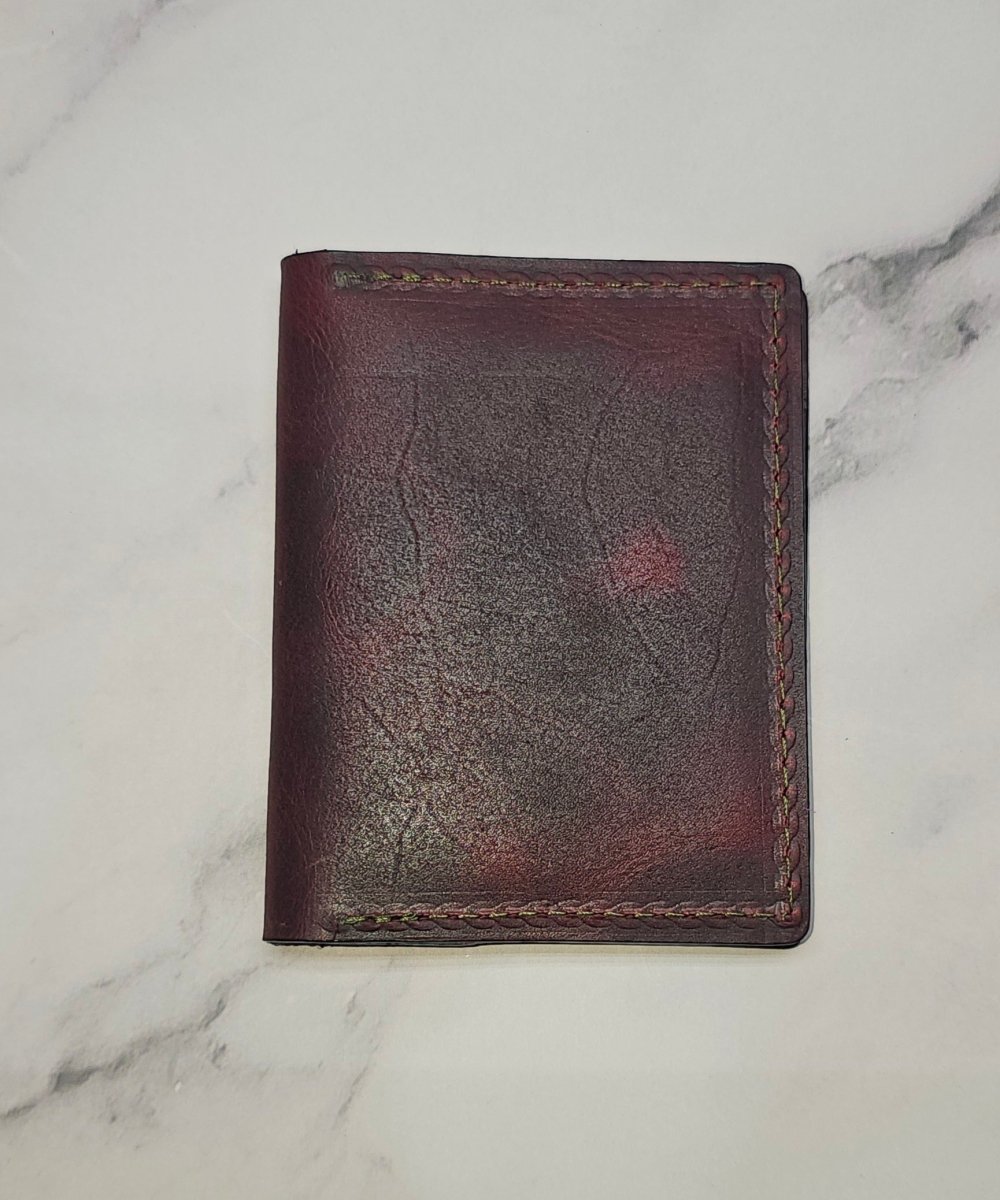 Leather ID & Card Wallet - Bourbon Reserve