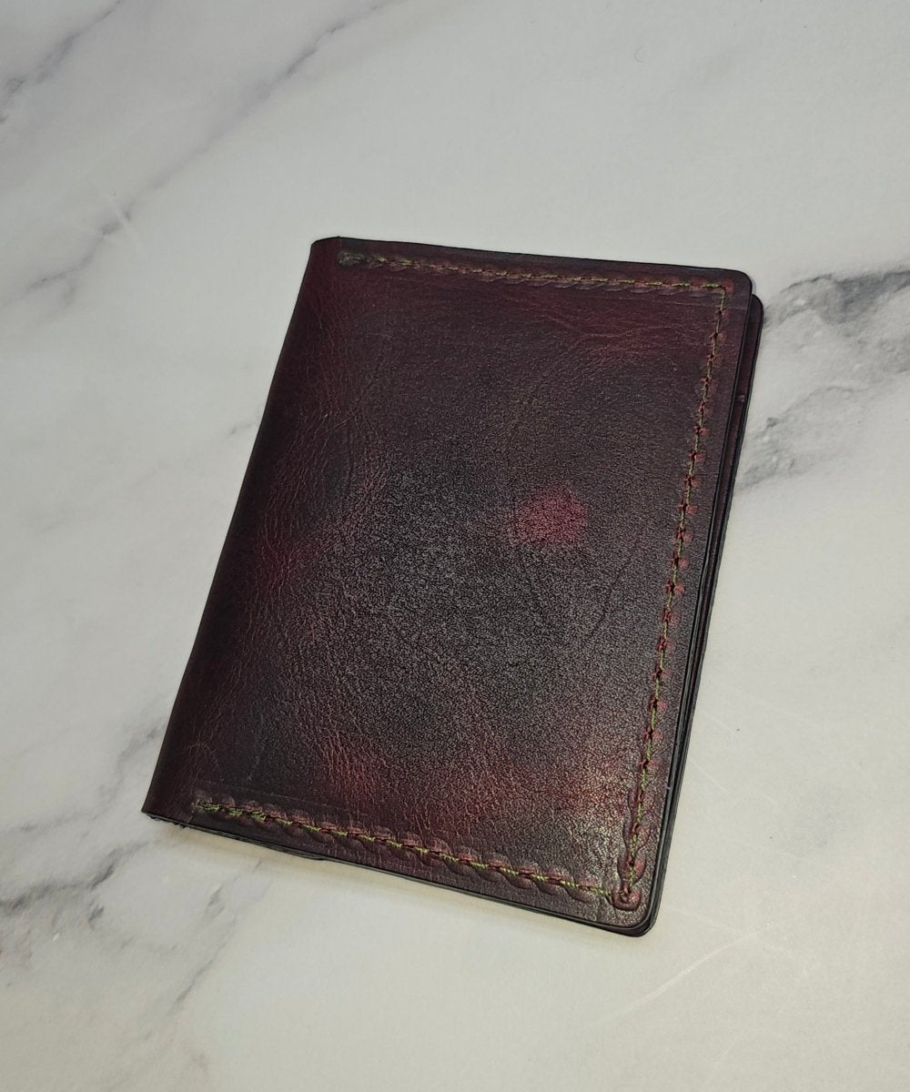 Leather ID & Card Wallet - Bourbon Reserve