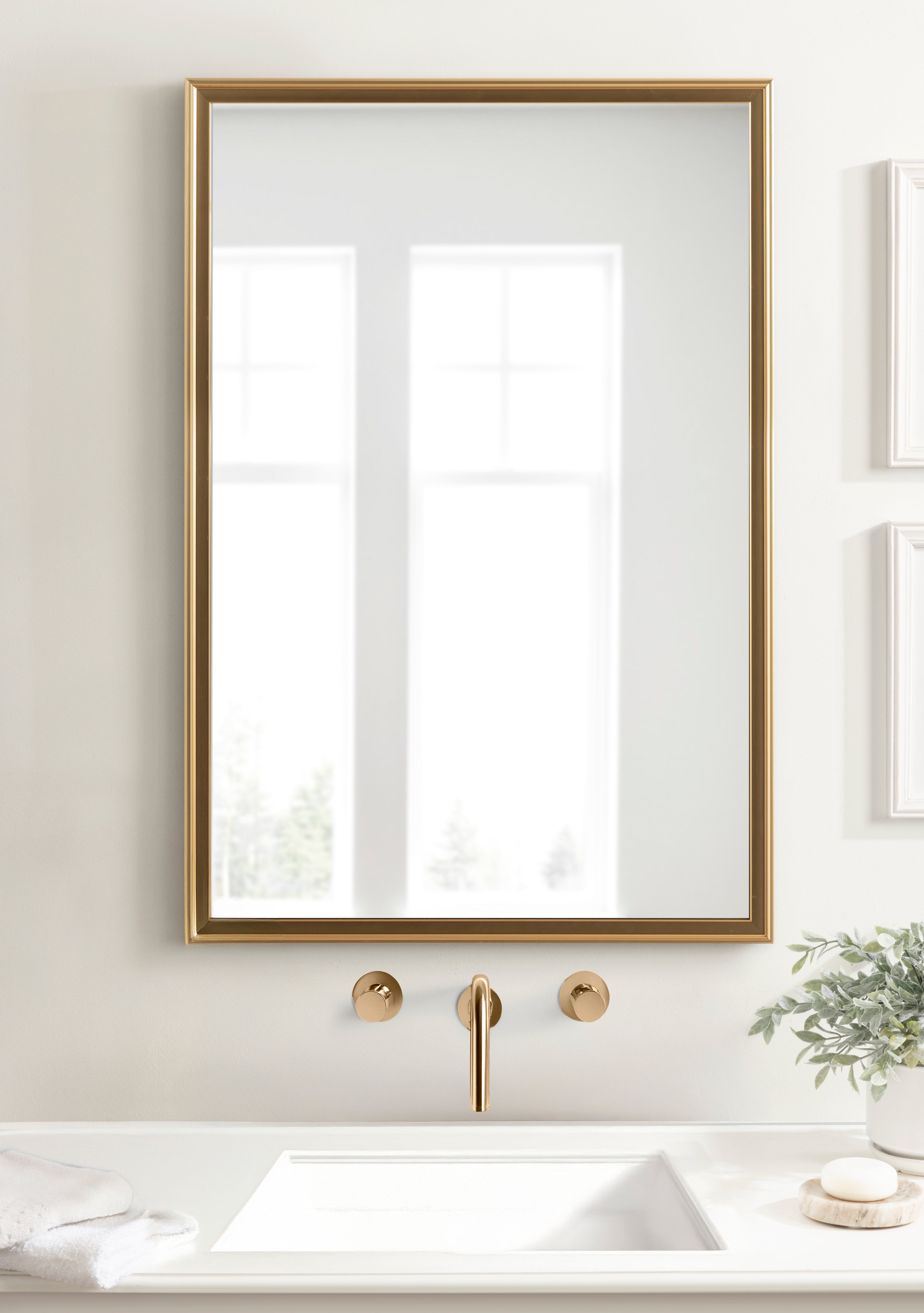 Colette Rectangle Bathroom Wall Mirror